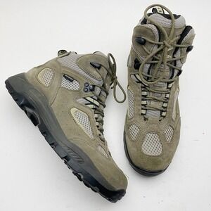 Vasque Breeze Taupe Suede‎ Mid Hiking Boots Youth Size 6M EU 38.5 Waterproof